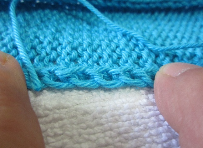 comment tricoter les mailles lisiere