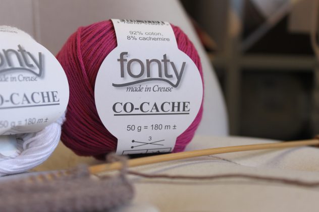 Co- Cache -coton et cachemire Fonty
