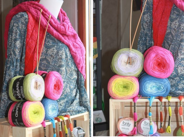 Ravinala Plasssar coloris disponible en boutique de laine Dax Morcenx