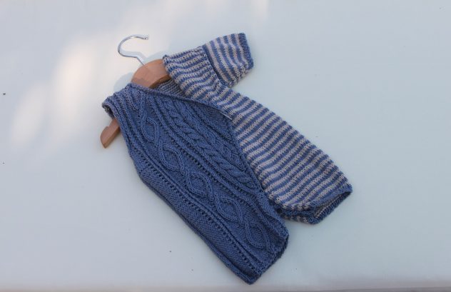 Bay boy grenouillère tricotée en coton pour bébé