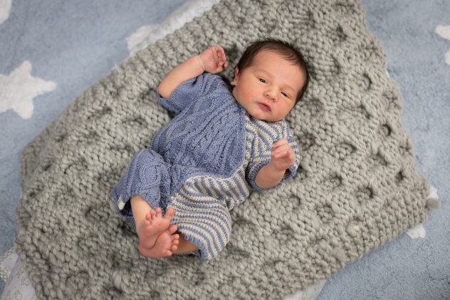 Baby-boy-grenouillère-en-coton-pour-bébé-entièrement-pressionée